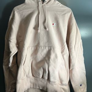 Light Pink Champion Hoodie
